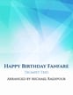 Happy Birthday Fanfare P.O.D. cover